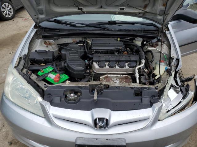 2HGES16374H619110 - 2004 HONDA CIVIC DX VP Gümüş foto 11