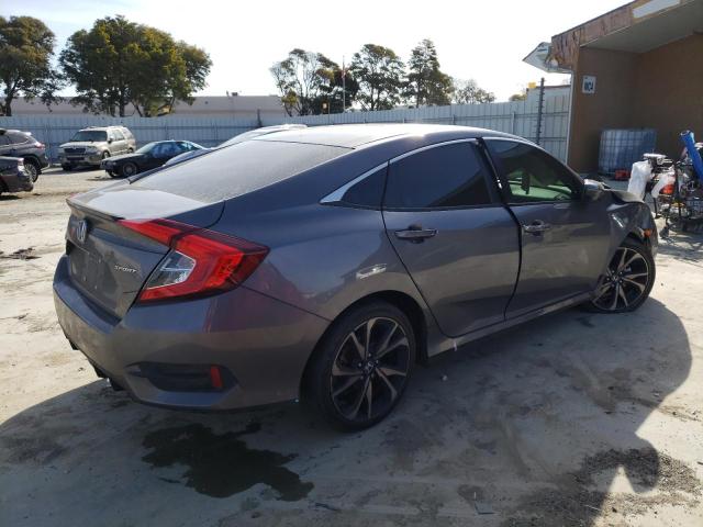 2HGFC2F8XMH521045 - 2021 HONDA CIVIC SPORT 灰色 照片 3