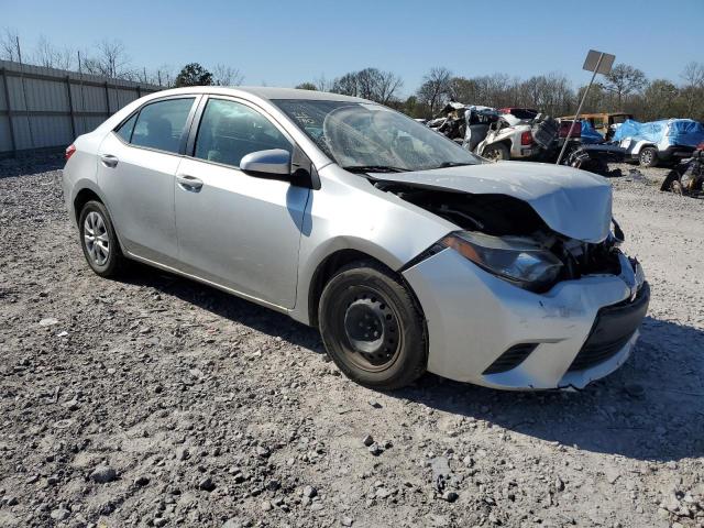 2T1BURHE9EC008323 - 2014 TOYOTA COROLLA L SILVER photo 4