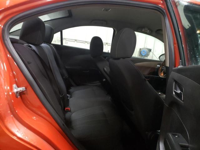 1G1JC5SG7D4161715 - 2013 CHEVROLET SONIC LT ORANGE photo 10