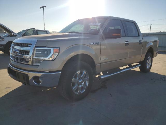 1FTFW1ET3EKE89829 - 2014 FORD F150 SUPERCREW TAN photo 1