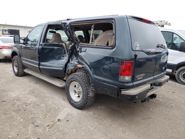 1FMSU43F33EA15695 - 2003 FORD EXCURSION LIMITED GREEN photo 2