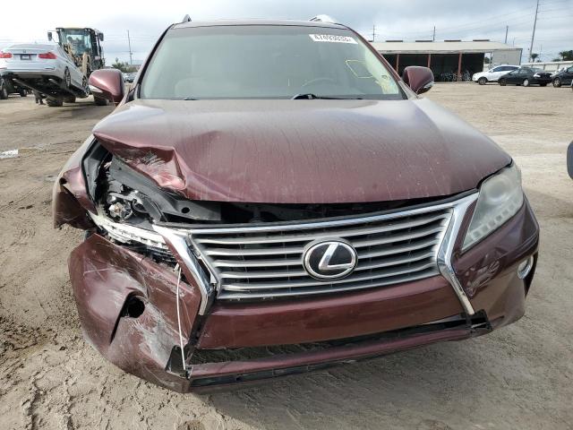 2T2ZK1BA1EC134456 - 2014 LEXUS RX 350 BURGUNDY photo 5