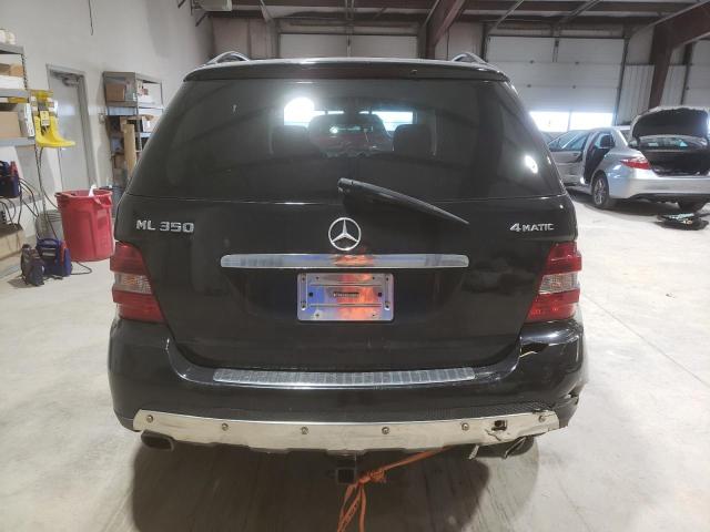 4JGBB86E08A411615 - 2008 MERCEDES-BENZ ML 350 BLACK photo 6