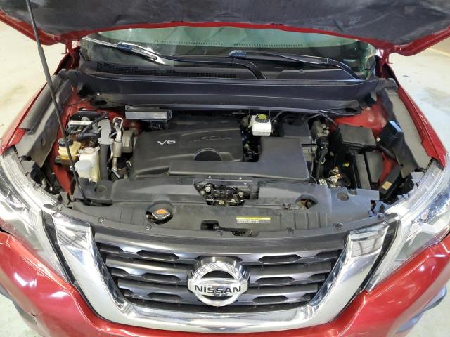 5N1DR2MM6HC636380 - 2017 NISSAN PATHFINDER S 红色 照片 12