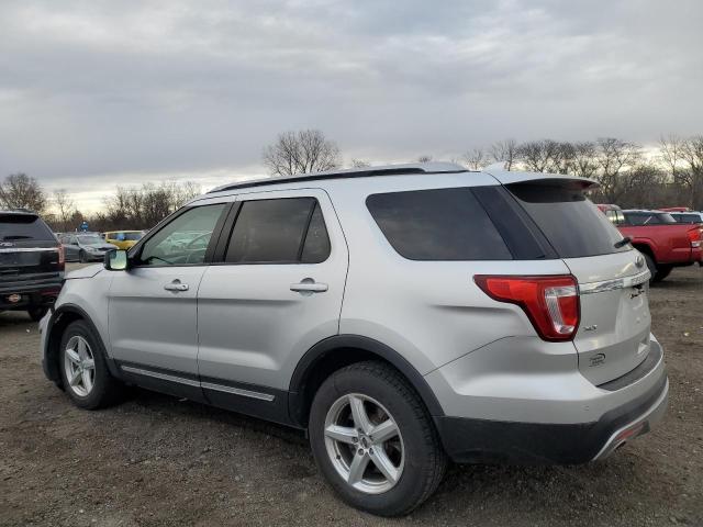 1FM5K8D86GGA97362 - 2016 FORD EXPLORER XLT SILVER photo 2