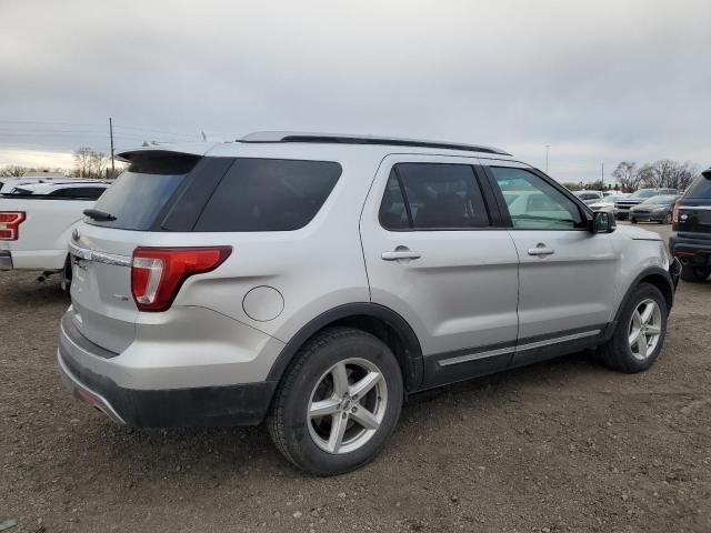 1FM5K8D86GGA97362 - 2016 FORD EXPLORER XLT SILVER photo 3