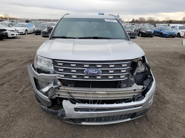 1FM5K8D86GGA97362 - 2016 FORD EXPLORER XLT SILVER photo 5