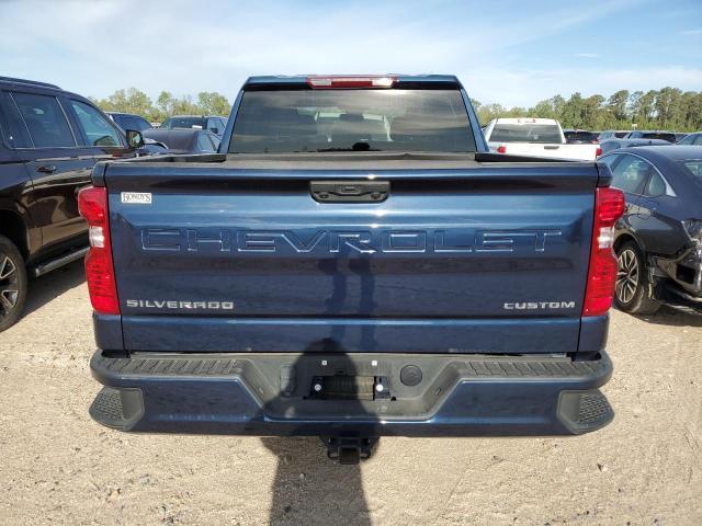 1GCPDBEK1NZ621632 - 2022 CHEVROLET SILVERADO K1500 CUSTOM BLUE photo 6