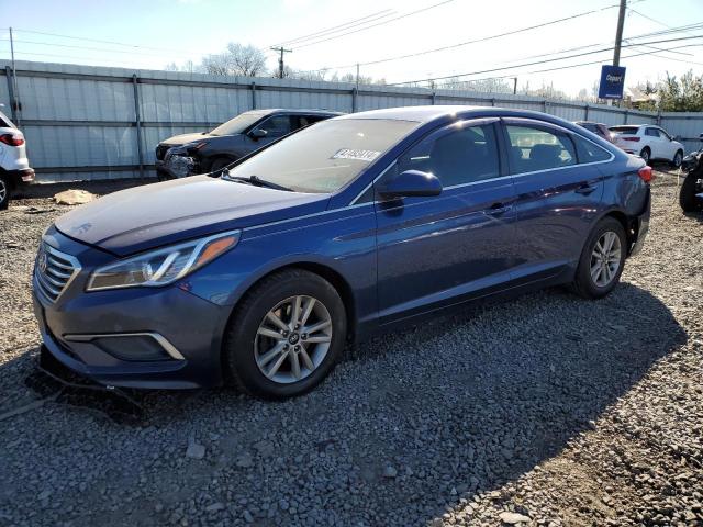 5NPE24AFXGH318215 - 2016 HYUNDAI SONATA SE BLUE photo 1