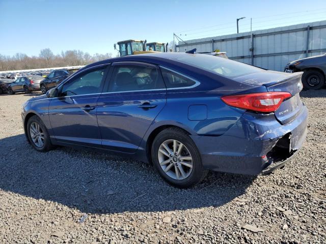 5NPE24AFXGH318215 - 2016 HYUNDAI SONATA SE BLUE photo 2