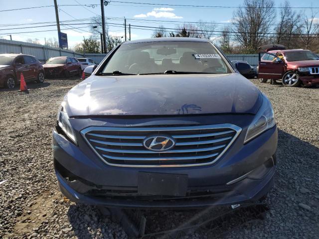 5NPE24AFXGH318215 - 2016 HYUNDAI SONATA SE BLUE photo 5