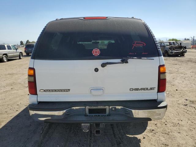 3GNEC16TX2G304947 - 2002 CHEVROLET SUBURBAN C1500 WHITE photo 6