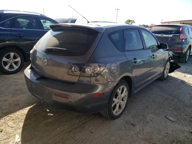 JM1BK343881807087 - 2008 MAZDA 3 HATCHBACK GRAY photo 4