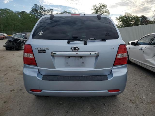 KNDJD735585852626 - 2008 KIA SORENTO EX BLUE photo 6