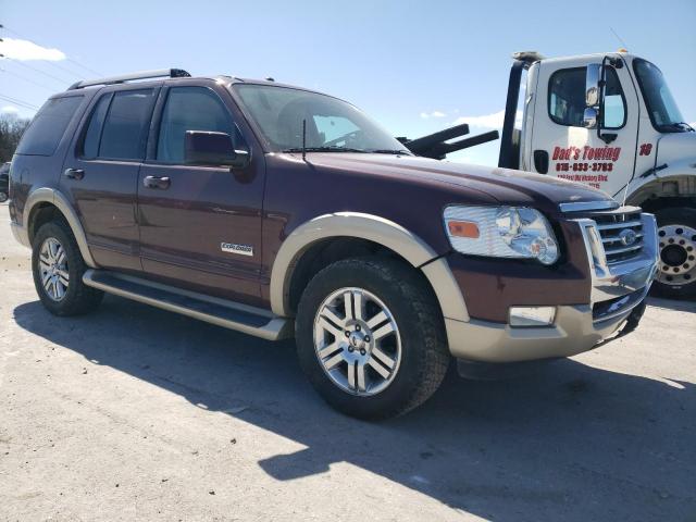 1FMEU74E97UA84438 - 2007 FORD EXPLORER EDDIE BAUER BURGUNDY photo 4