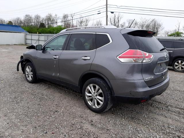 KNMAT2MV3GP656207 - 2016 NISSAN ROGUE S GRAY photo 2