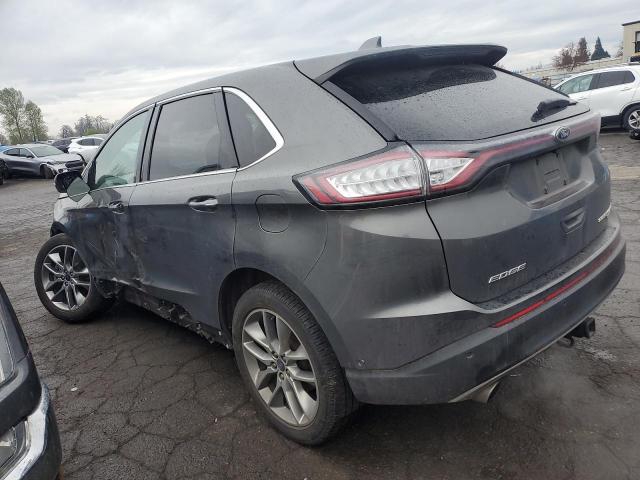 2FMPK4K92FBC35434 - 2015 FORD EDGE TITANIUM GRAY photo 2