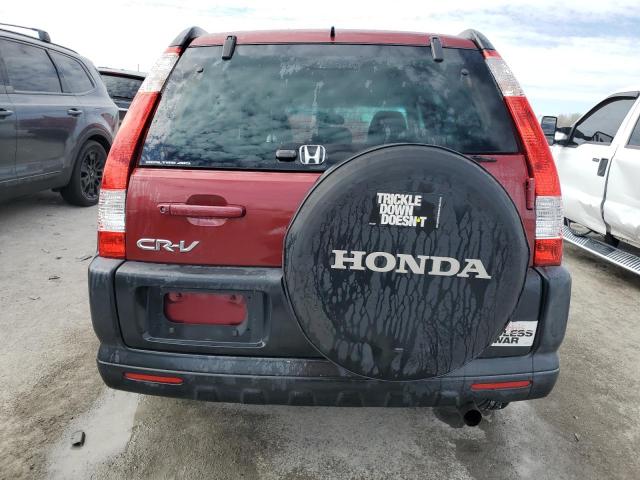 SHSRD78865U320634 - 2005 HONDA CR-V EX RED photo 6