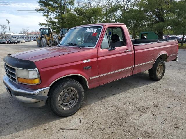 1FTEF15N4RNA29581 - 1994 FORD F150 RED photo 1