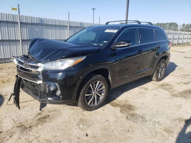 5TDKZRFH6KS330757 - 2019 TOYOTA HIGHLANDER SE BLACK photo 1