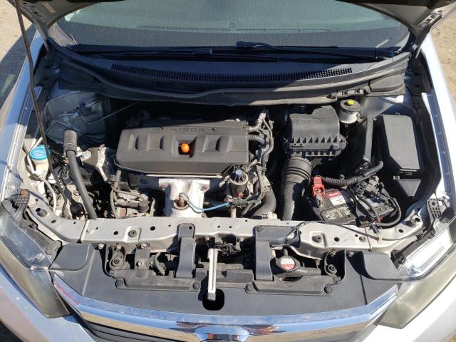 19XFB2F96CE358950 - 2012 HONDA CIVIC EXL ვერცხლისფერი ფოტო 11