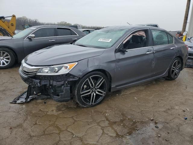 1HGCR2F56HA278698 - 2017 HONDA ACCORD SPORT GRAY photo 1