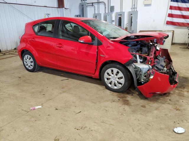 JTDKDTB31D1056910 - 2013 TOYOTA PRIUS C RED photo 4