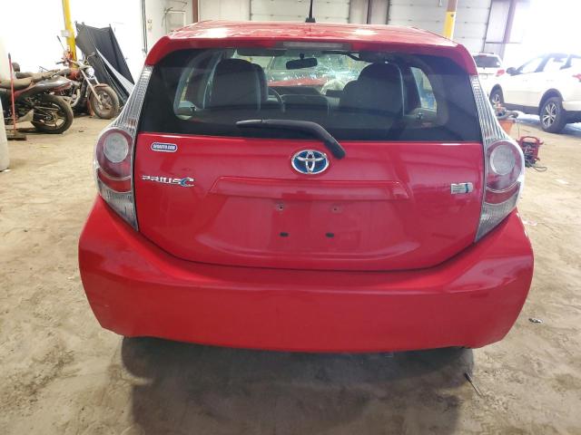 JTDKDTB31D1056910 - 2013 TOYOTA PRIUS C RED photo 6