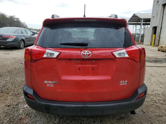 2T3RFREV0DW045102 - 2013 TOYOTA RAV4 XLE RED photo 6