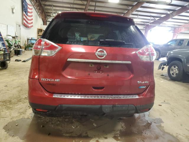 5N1AT2MVXEC829415 - 2014 NISSAN ROGUE S RED photo 6