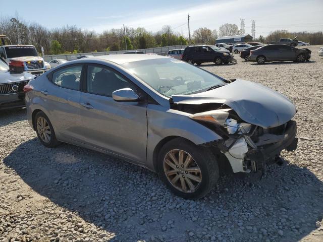 KMHDH4AE0EU165604 - 2014 HYUNDAI ELANTRA SE SILVER photo 4