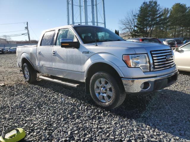 1FTFW1EV4AFC39228 - 2010 FORD F150 SUPERCREW SILVER photo 4