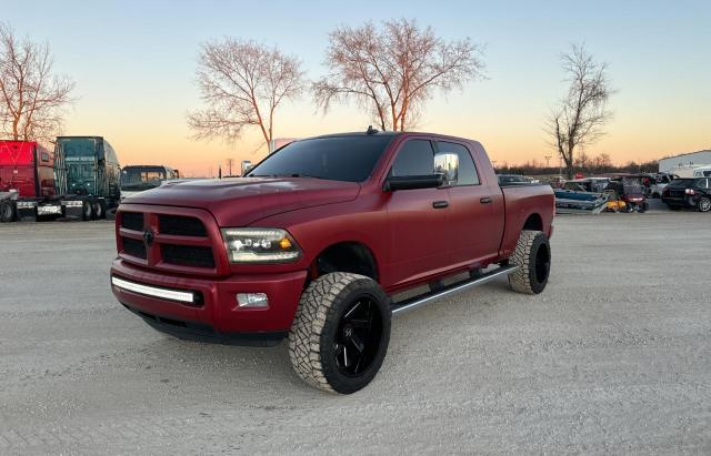 3C6UR5PL1FG611574 - 2015 RAM 2500 LONGHORN RED photo 2