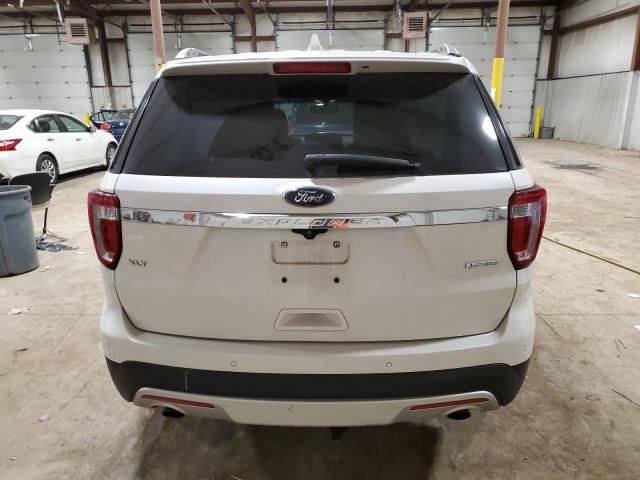 1FM5K8DH0GGA93159 - 2016 FORD EXPLORER XLT WHITE photo 6