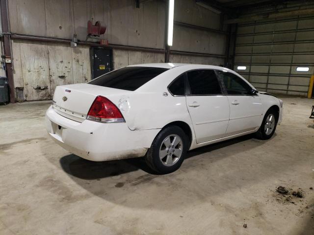 2G1WT58N089155852 - 2008 CHEVROLET IMPALA 4D LT WHITE photo 3