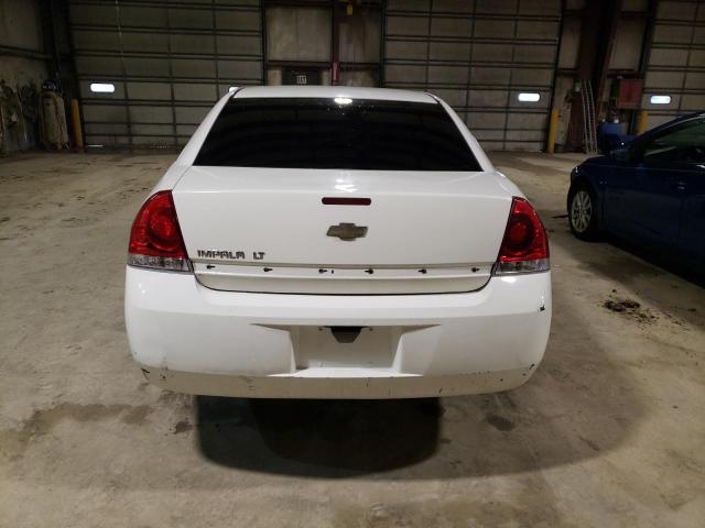 2G1WT58N089155852 - 2008 CHEVROLET IMPALA 4D LT WHITE photo 6