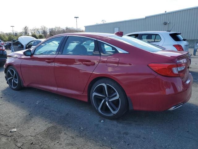 1HGCV1F31KA003395 - 2019 HONDA ACCORD SPORT RED photo 2