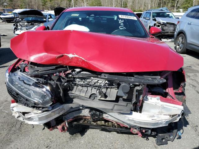 1HGCV1F31KA003395 - 2019 HONDA ACCORD SPORT RED photo 5