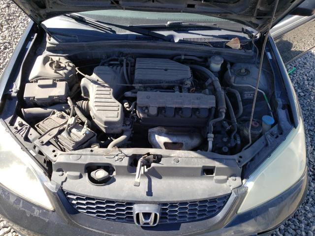 1HGEM22124L081052 - 2004 HONDA CIVIC DX VP Սև լուսանկար 11