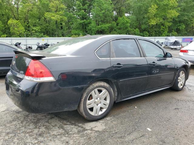 2G1WB5EK1B1238158 - 2011 CHEVROLET IMPALA LT BLACK photo 3