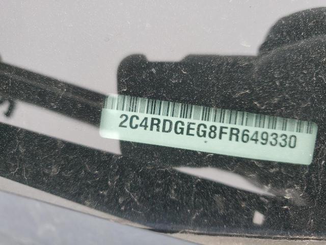 2C4RDGEG8FR649330 - 2015 DODGE GRAND CARA R/T BLACK photo 13