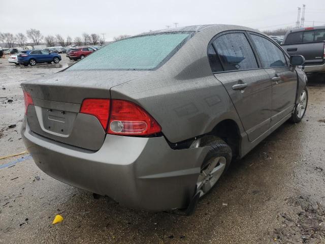 2HGFA16918H344318 - 2008 HONDA CIVIC EXL ნაცრისფერი ფოტო 3