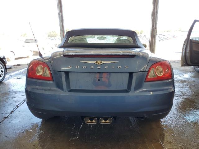 1C3LN65L08X075115 - 2008 CHRYSLER CROSSFIRE LIMITED BLUE photo 6