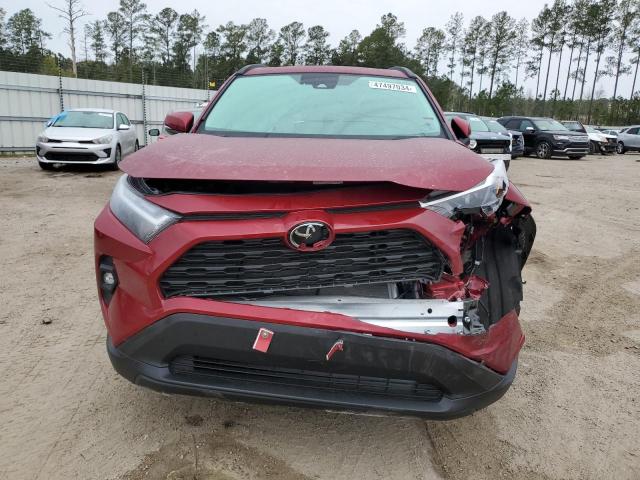 2T3C1RFV7NW196538 - 2022 TOYOTA RAV4 XLE PREMIUM RED photo 5