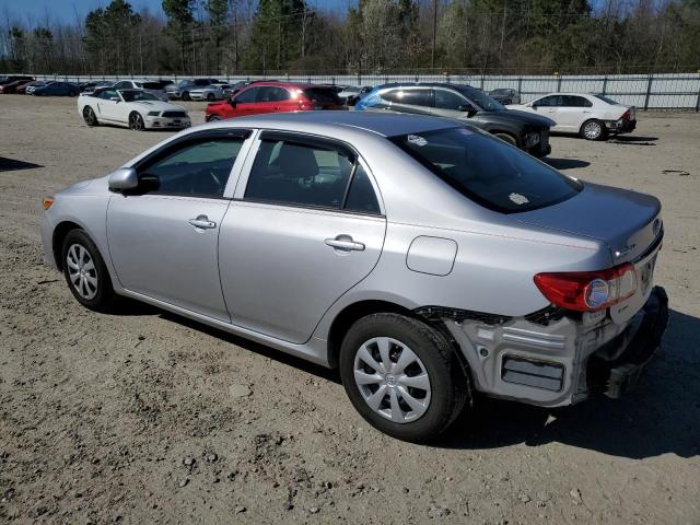 2T1BU4EE3CC798254 - 2012 TOYOTA COROLLA BASE SILVER photo 2