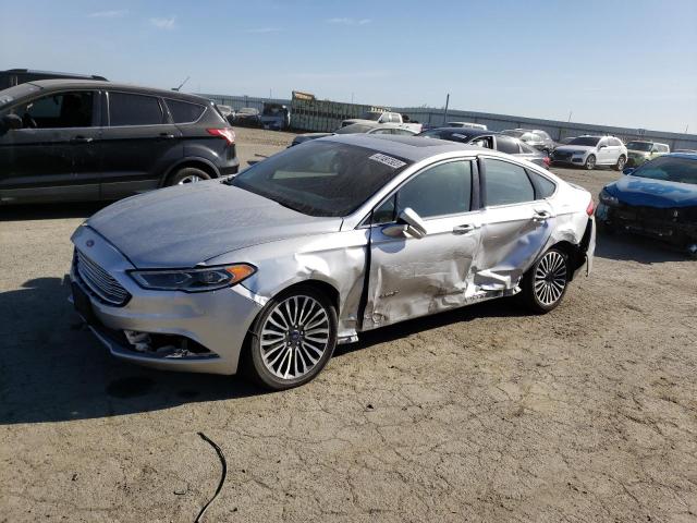 3FA6P0RU5JR131914 - 2018 FORD FUSION TITANIUM/PLATINUM HEV SILVER photo 1