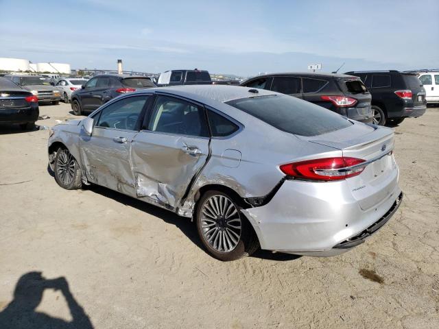 3FA6P0RU5JR131914 - 2018 FORD FUSION TITANIUM/PLATINUM HEV SILVER photo 2