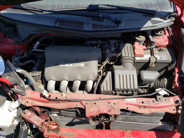 JHMGD38627S067158 - 2007 HONDA FIT S 红色 照片 11