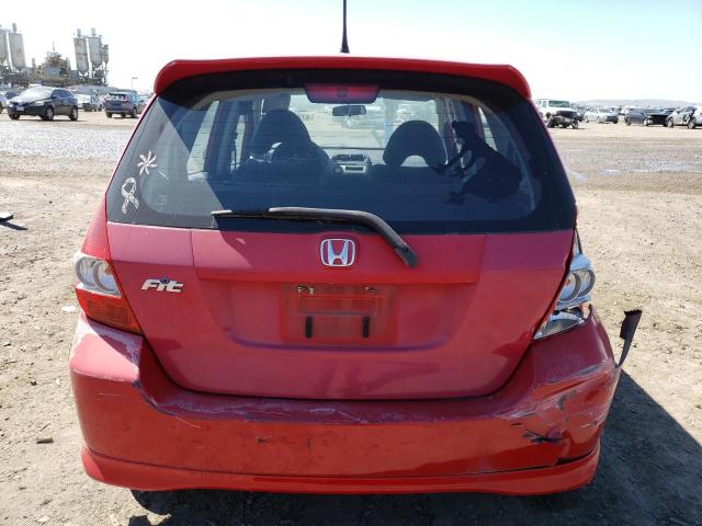JHMGD38627S067158 - 2007 HONDA FIT S 红色 照片 6